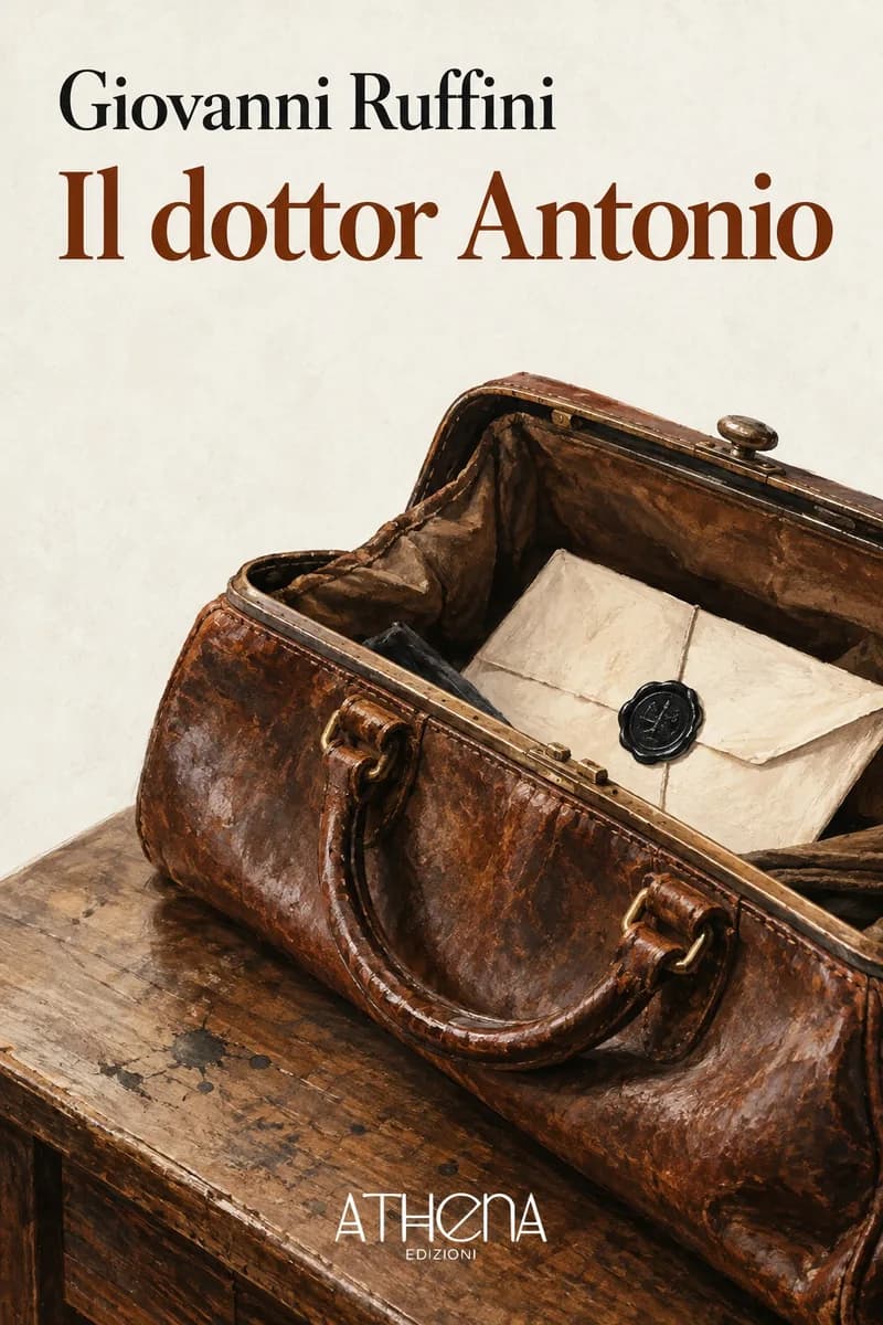 Il dottor Antonio di Giovanni Ruffini – copertina Edizioni Athena