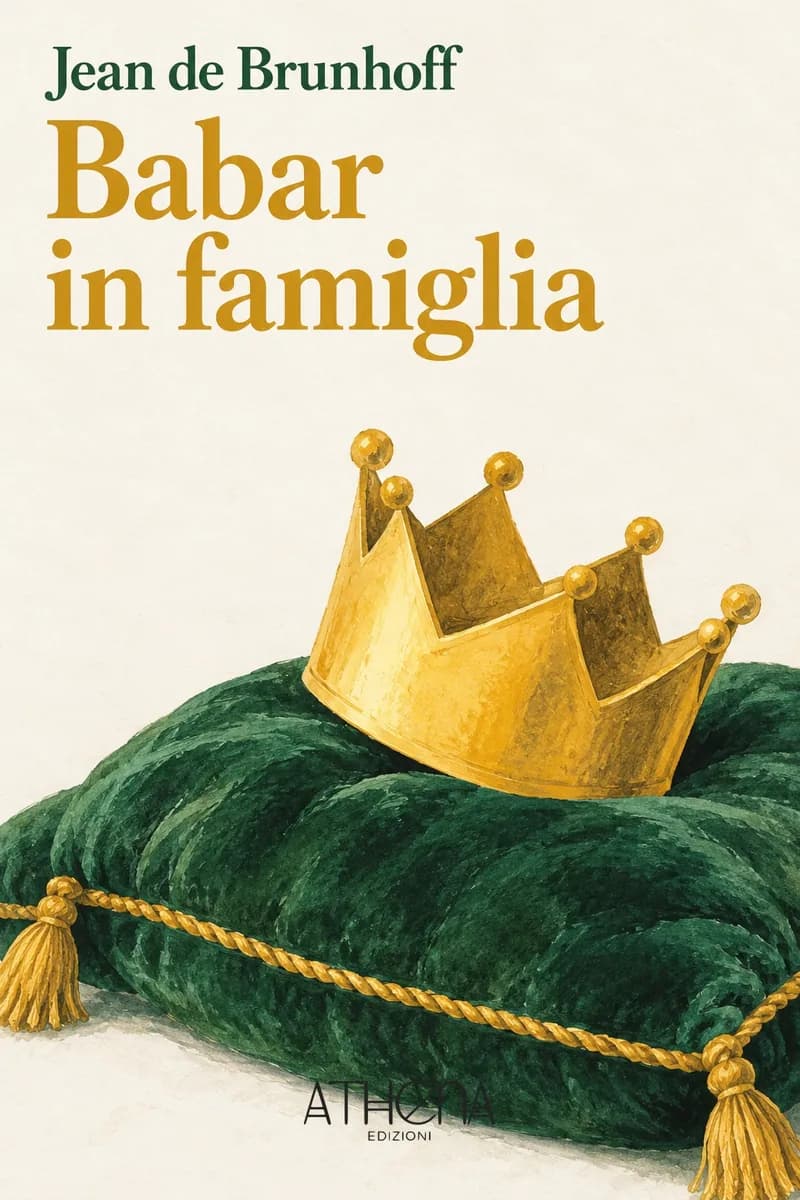 Babar in famiglia di Jean de Brunhoff – copertina Edizioni Athena