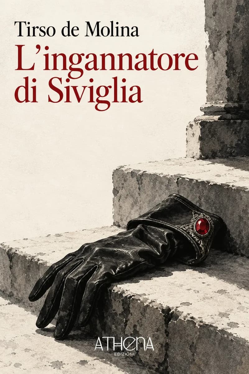 L'ingannatore di Siviglia di Tirso de Molina – copertina Edizioni Athena
