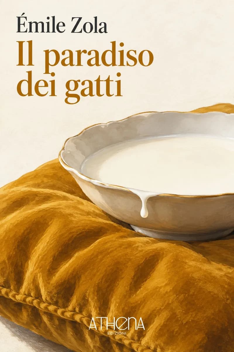 Il paradiso dei gatti di Émile Zola – copertina Edizioni Athena