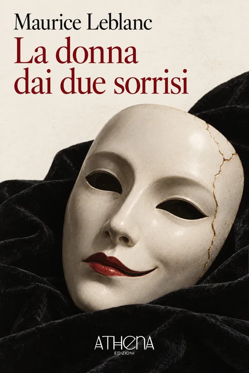 La donna dai due sorrisi di Maurice Leblanc – copertina Edizioni Athena