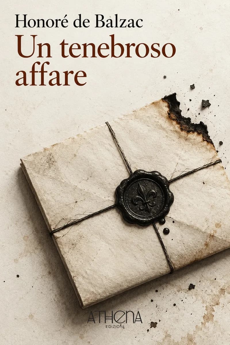 Un tenebroso affare di Honoré de Balzac – copertina Edizioni Athena