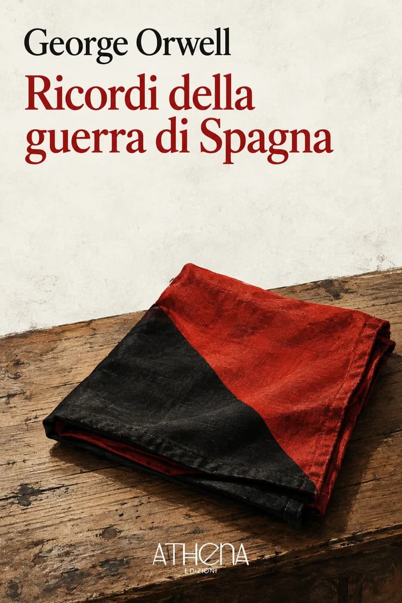 Ricordi della guerra di Spagna di George Orwell – copertina Edizioni Athena
