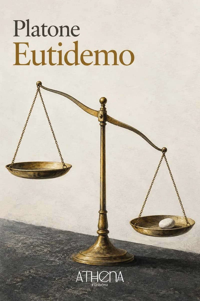 Eutidemo di Platone – copertina Edizioni Athena
