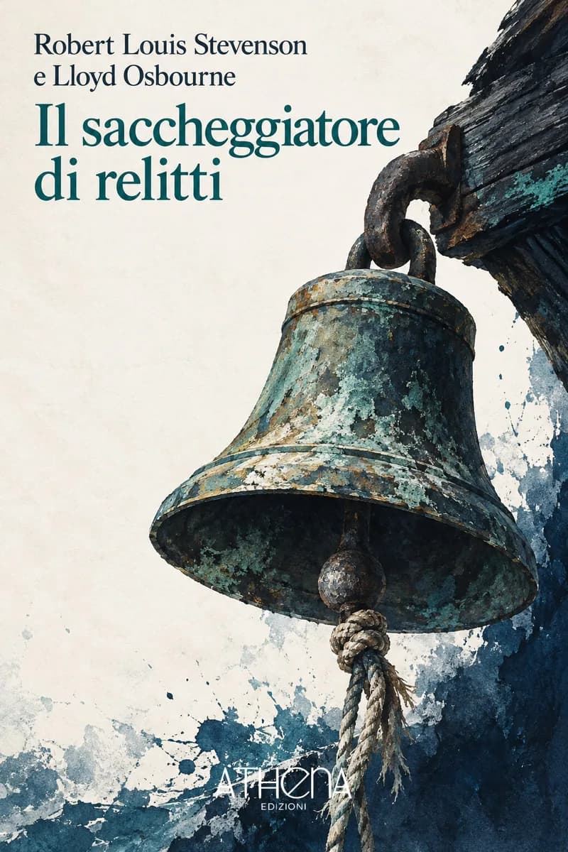 Il saccheggiatore di relitti di Robert Louis Stevenson e Lloyd Osbourne – copertina Edizioni Athena
