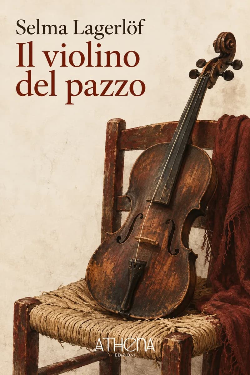 Il violino del pazzo di Selma Lagerlöf – copertina Edizioni Athena