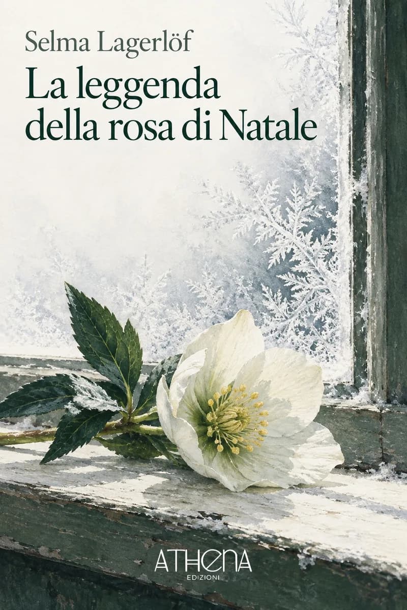La leggenda della rosa di Natale di Selma Lagerlöf – copertina Edizioni Athena