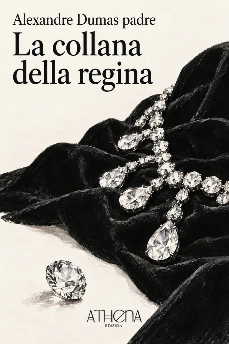 La collana della regina di Alexandre Dumas padre – copertina Edizioni Athena