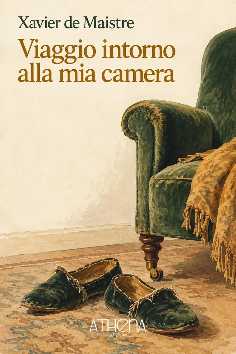 Viaggio intorno alla mia camera di Xavier de Maistre – copertina Edizioni Athena