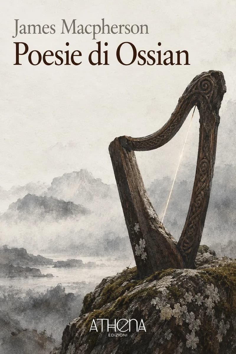 Poesie di Ossian di James Macpherson – copertina Edizioni Athena