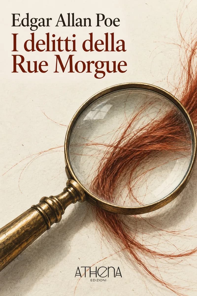 I delitti della Rue Morgue di Edgar Allan Poe – copertina Edizioni Athena