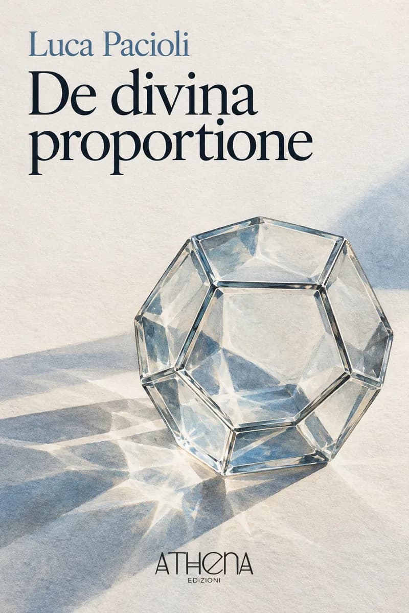 De divina proportione di Luca Pacioli – copertina Edizioni Athena