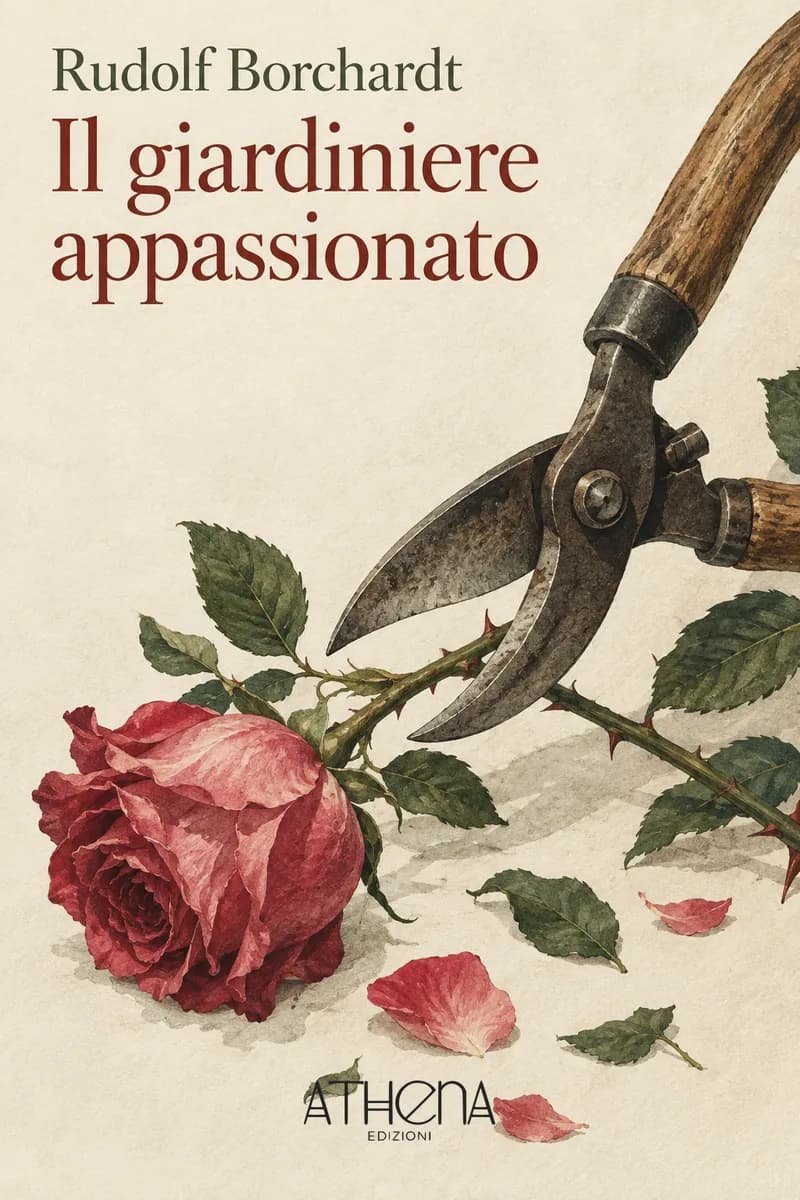 Il giardiniere appassionato di Rudolf Borchardt – copertina Edizioni Athena