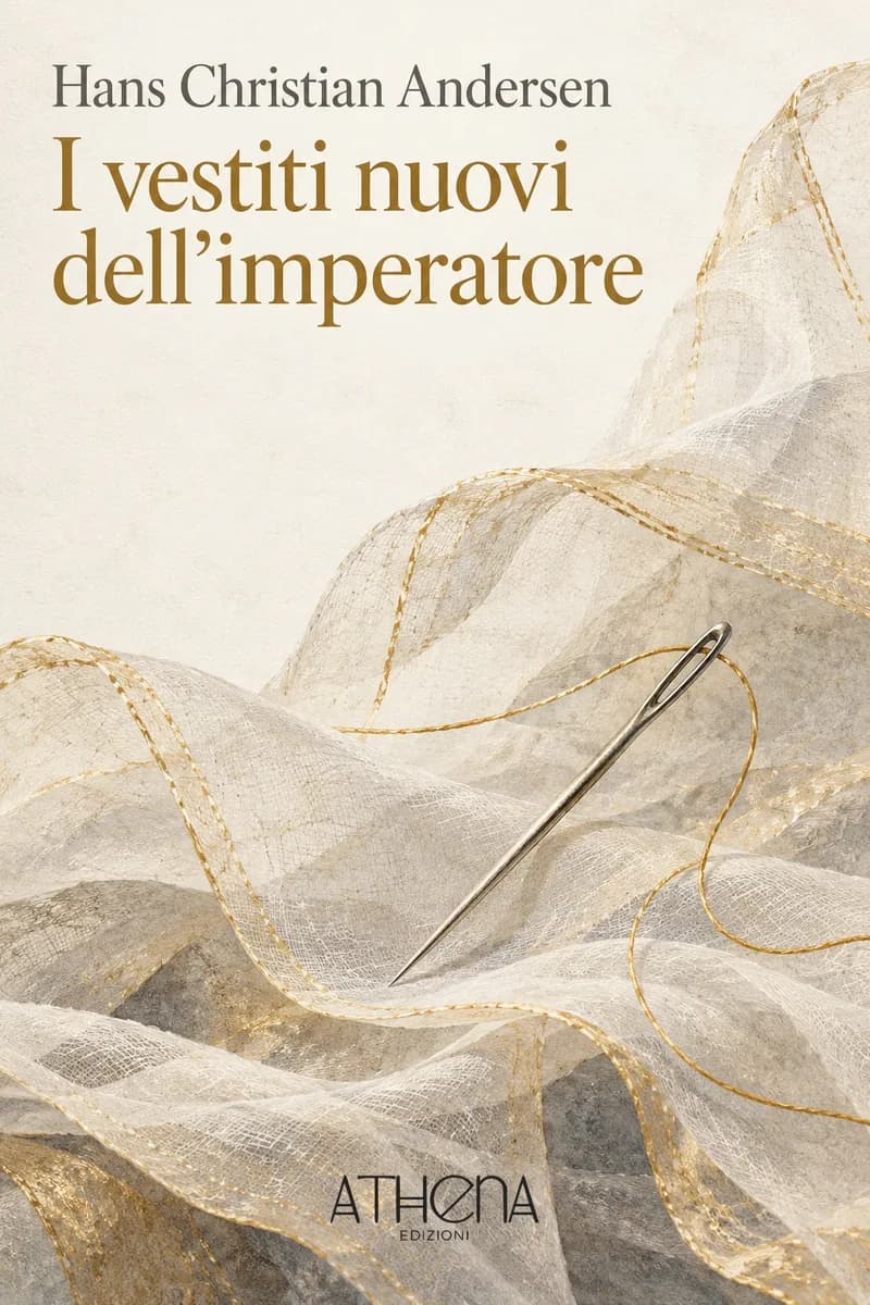 I vestiti nuovi dell'imperatore di Hans Christian Andersen – copertina Edizioni Athena