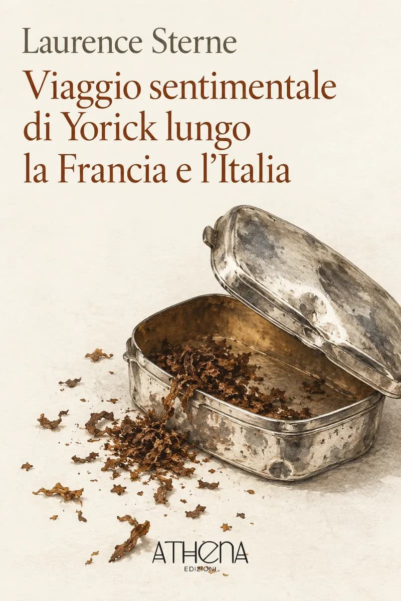 Viaggio sentimentale di Yorick lungo la Francia e l'Italia di Laurence Sterne – copertina Edizioni Athena