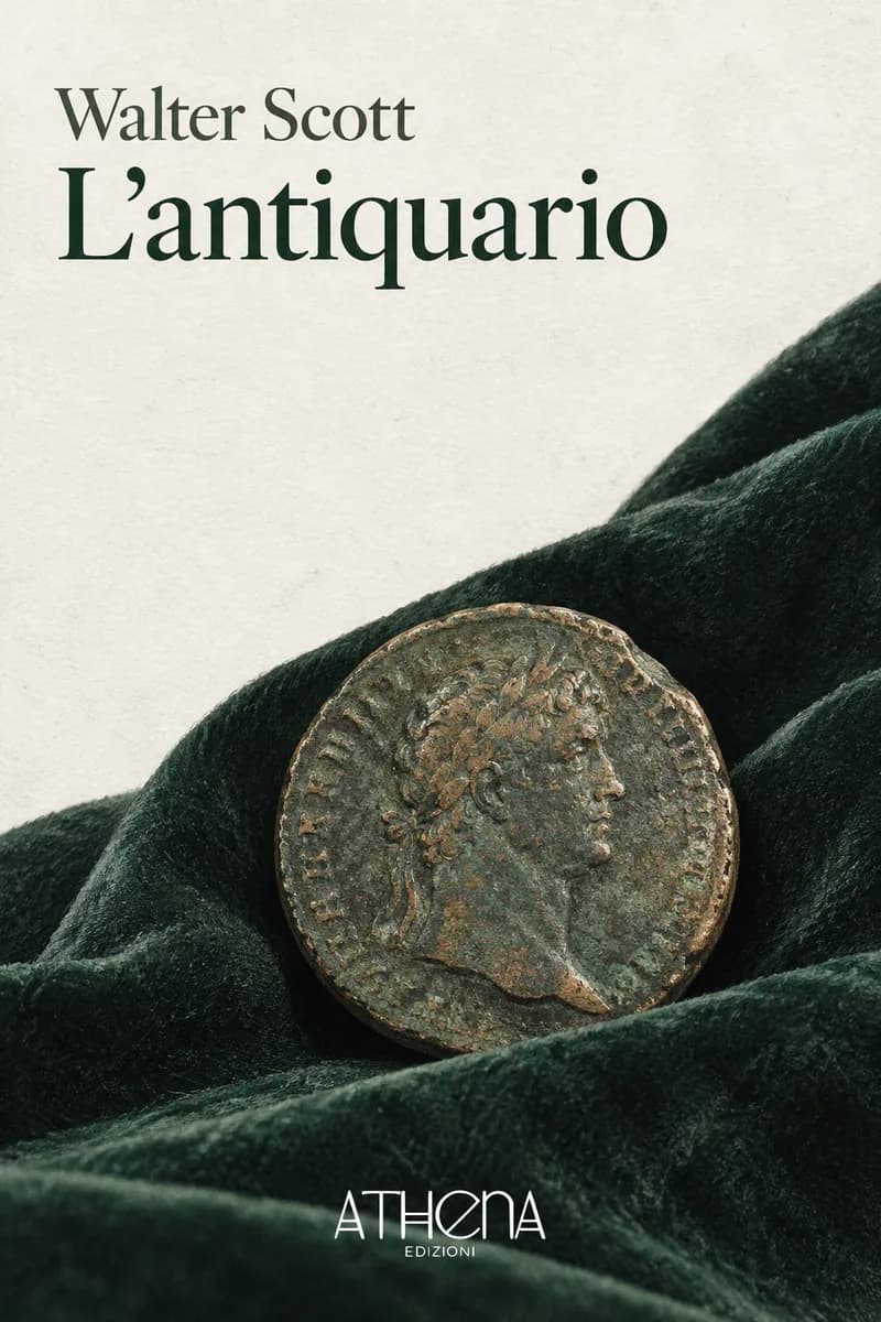 L'antiquario di Walter Scott – copertina Edizioni Athena