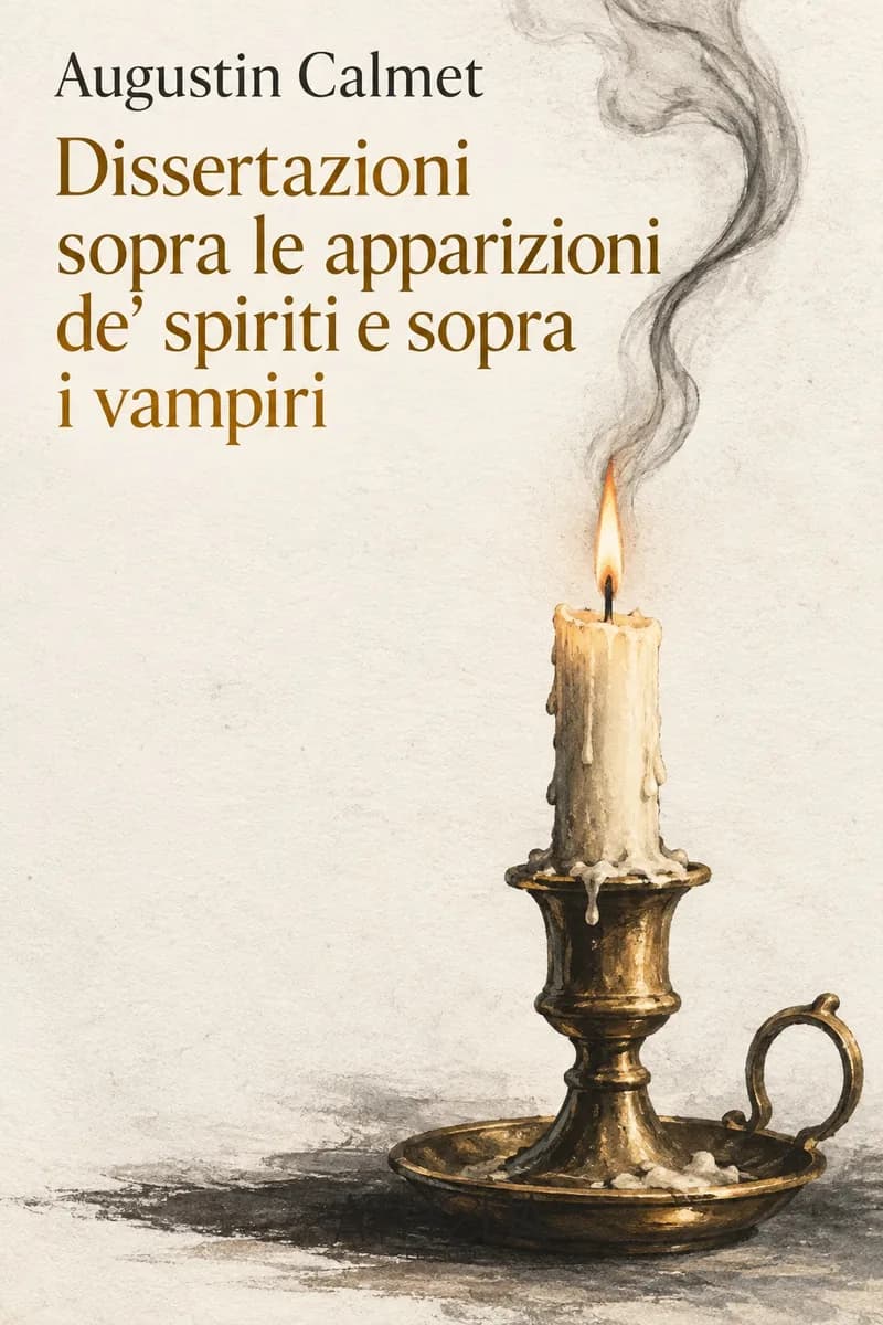Dissertazioni sopra le apparizioni de' spiriti e sopra i vampiri di Augustin Calmet – copertina Edizioni Athena