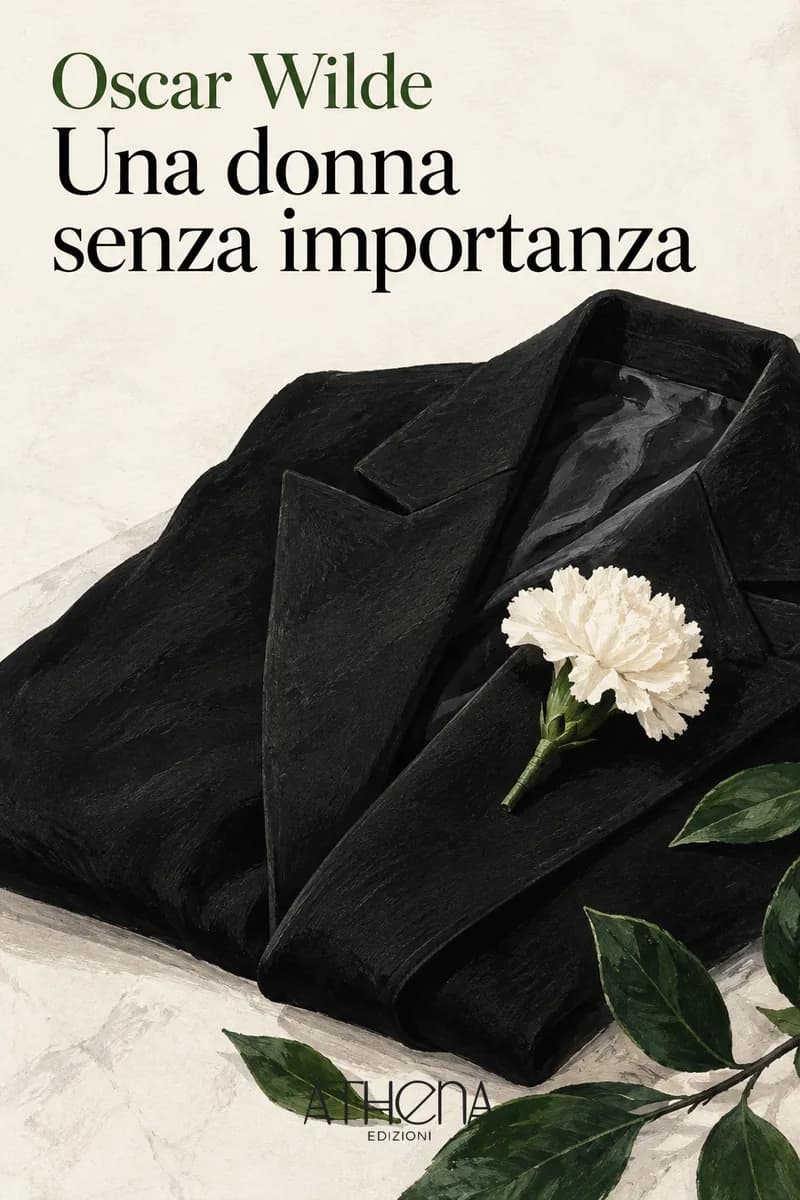 Una donna senza importanza di Oscar Wilde – copertina Edizioni Athena