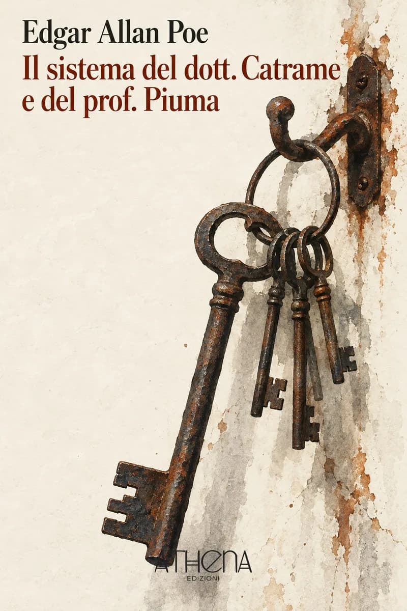Il sistema del dott. Catrame e del prof. Piuma di Edgar Allan Poe – copertina Edizioni Athena