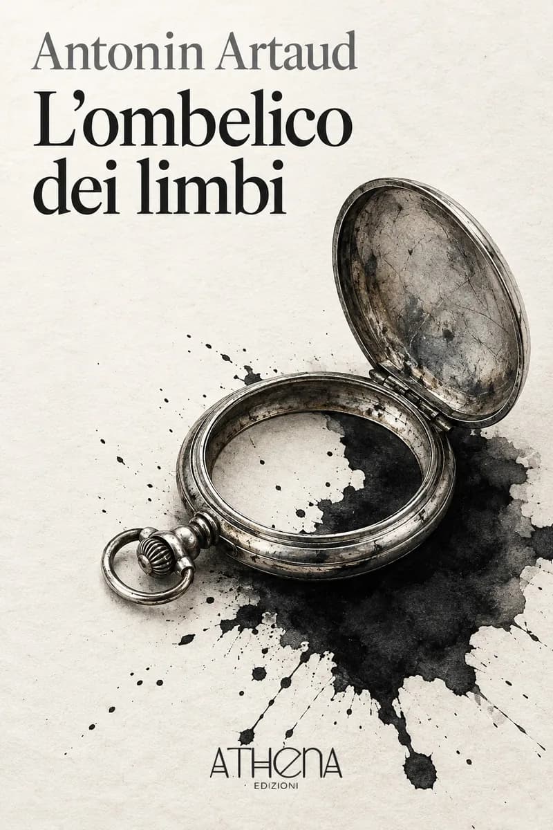L'ombelico dei limbi di Antonin Artaud – copertina Edizioni Athena