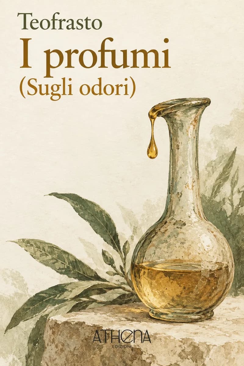 I profumi (Sugli odori) di Teofrasto – copertina Edizioni Athena