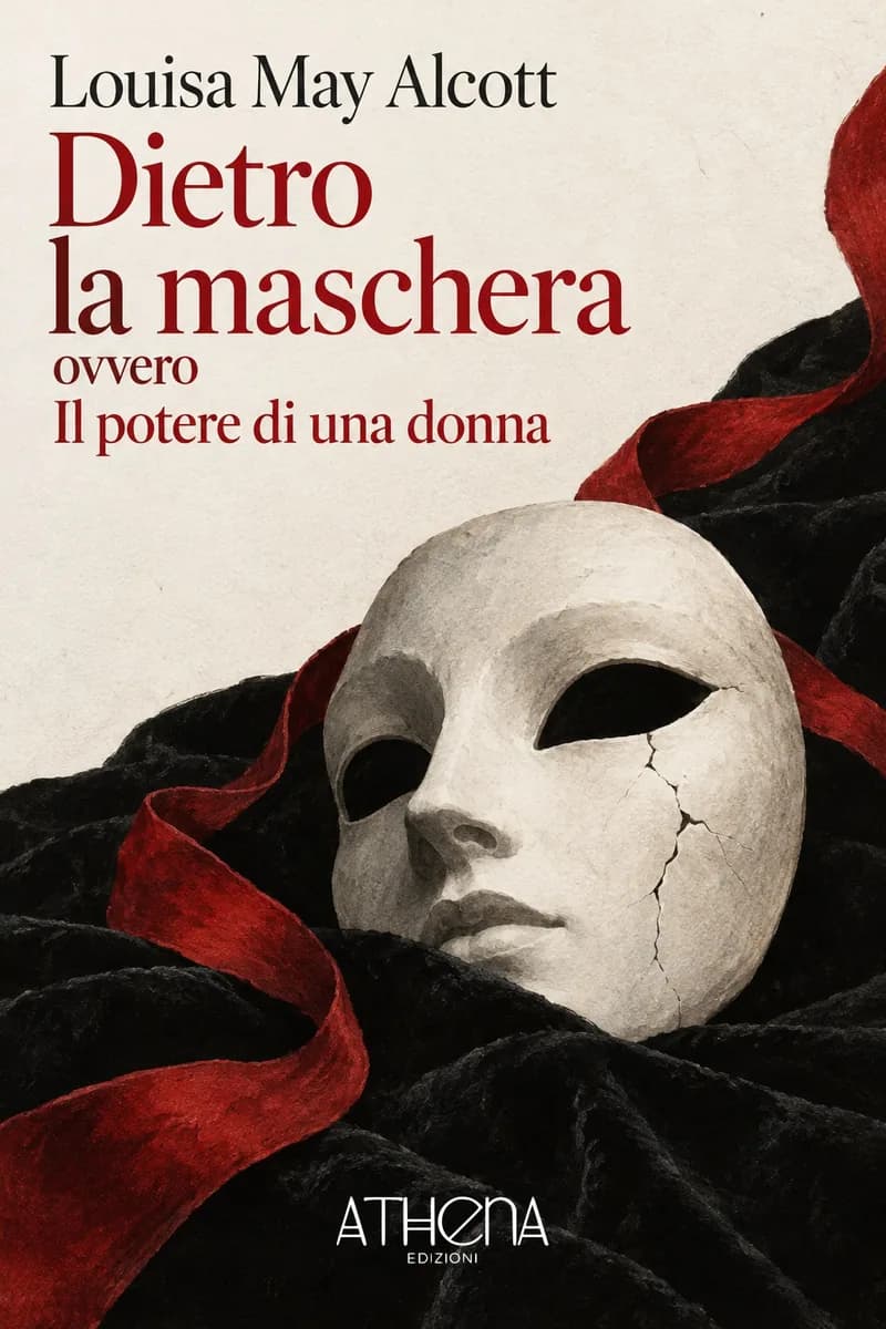 Dietro la maschera ovvero Il potere di una donna di Louisa May Alcott – copertina Edizioni Athena