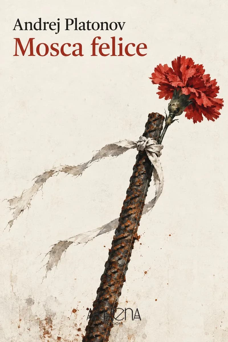 Mosca felice di Andrej Platonov – copertina Edizioni Athena