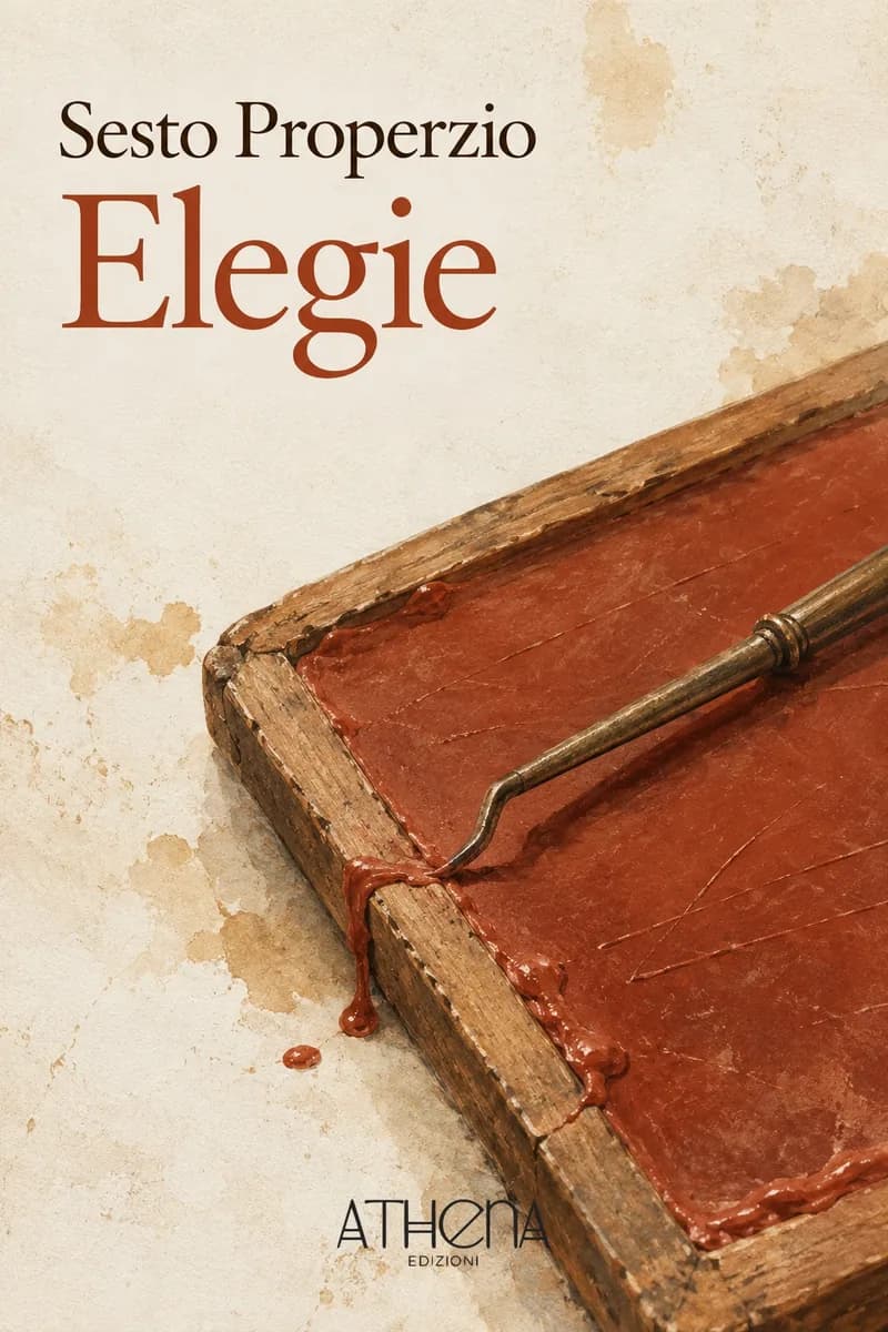 Elegie di Sesto Properzio – copertina Edizioni Athena