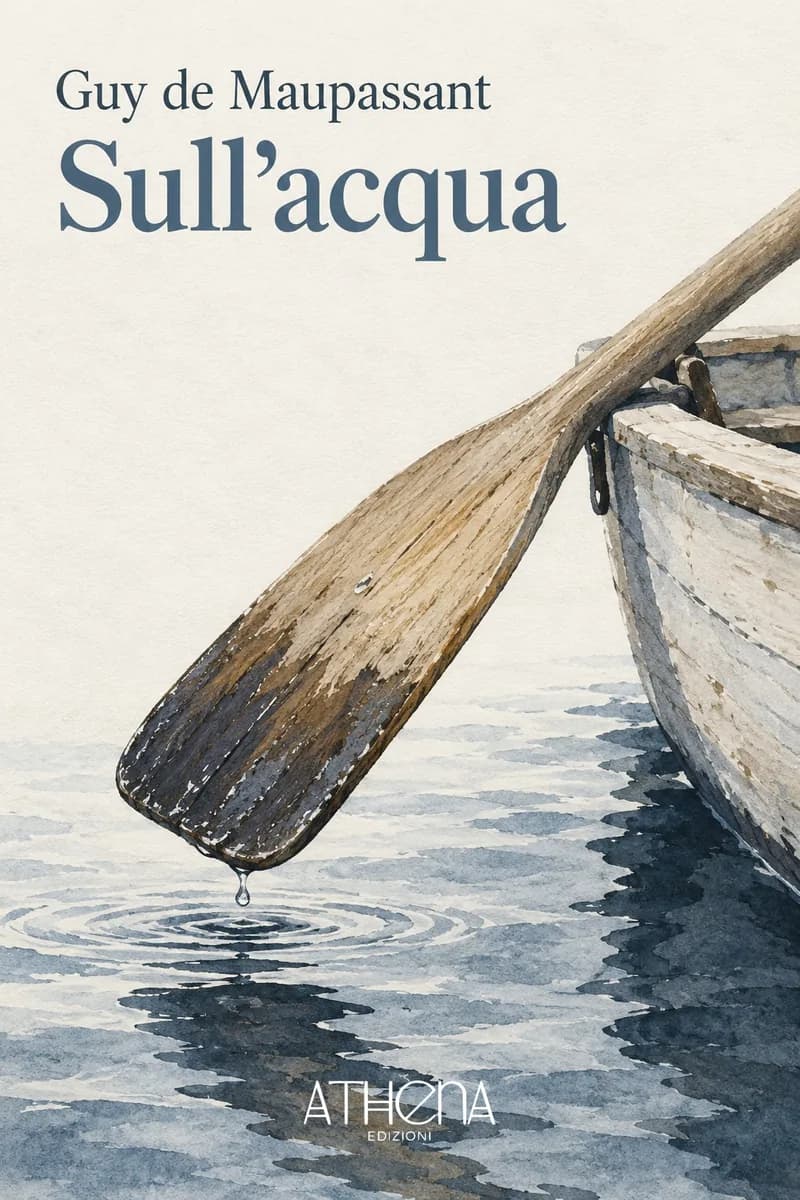 Sull'acqua di Guy de Maupassant – copertina Edizioni Athena