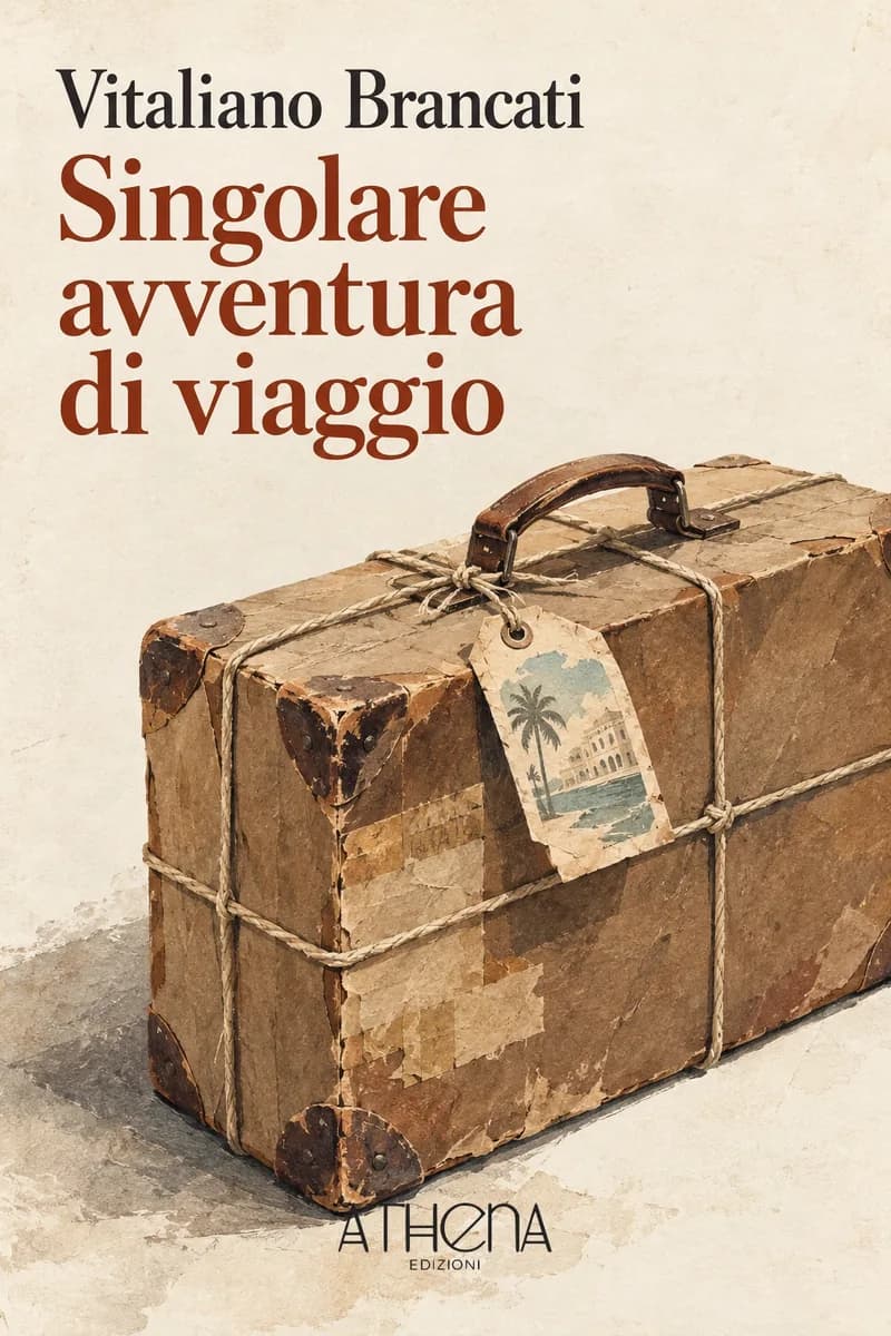 Singolare avventura di viaggio di Vitaliano Brancati – copertina Edizioni Athena