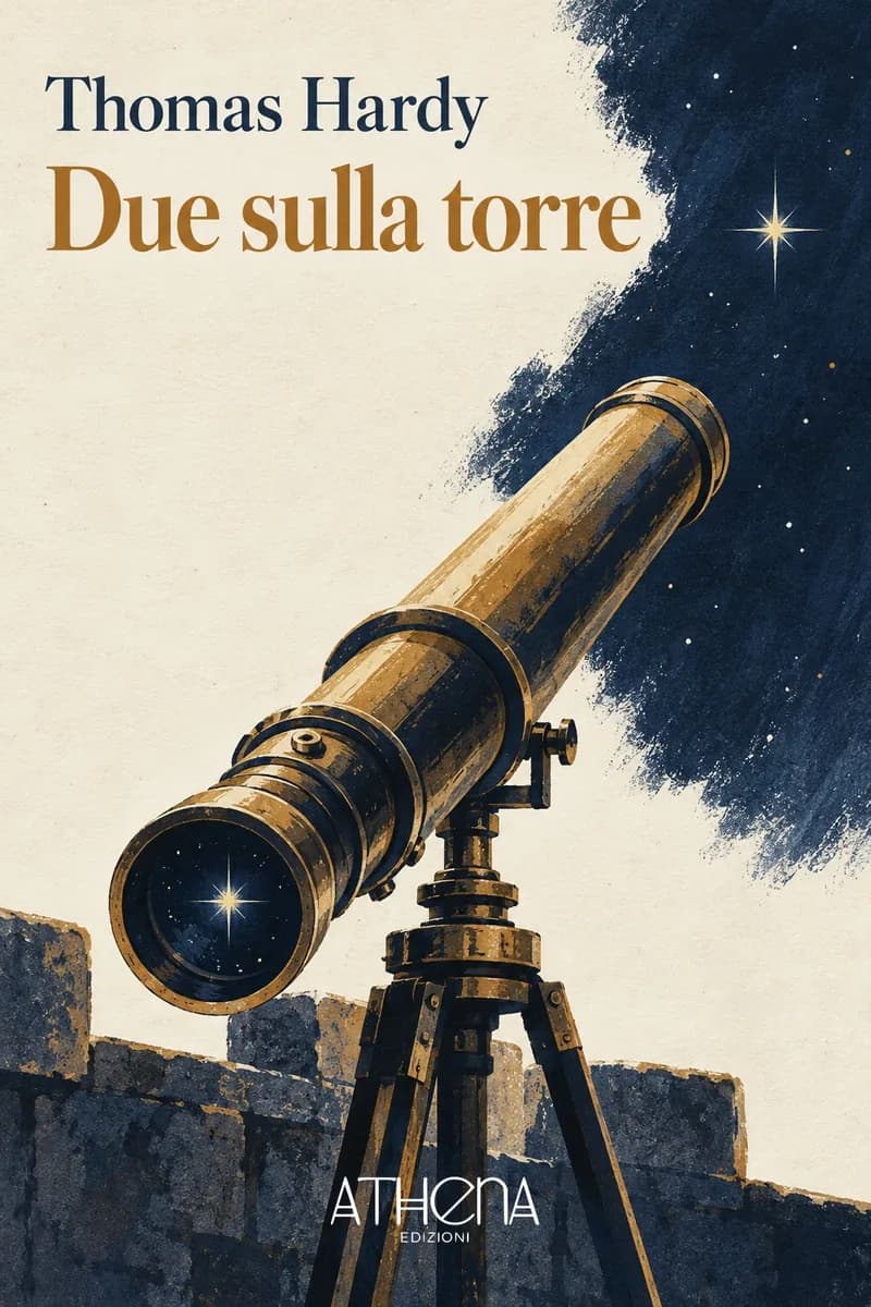 Due sulla torre di Thomas Hardy – copertina Edizioni Athena