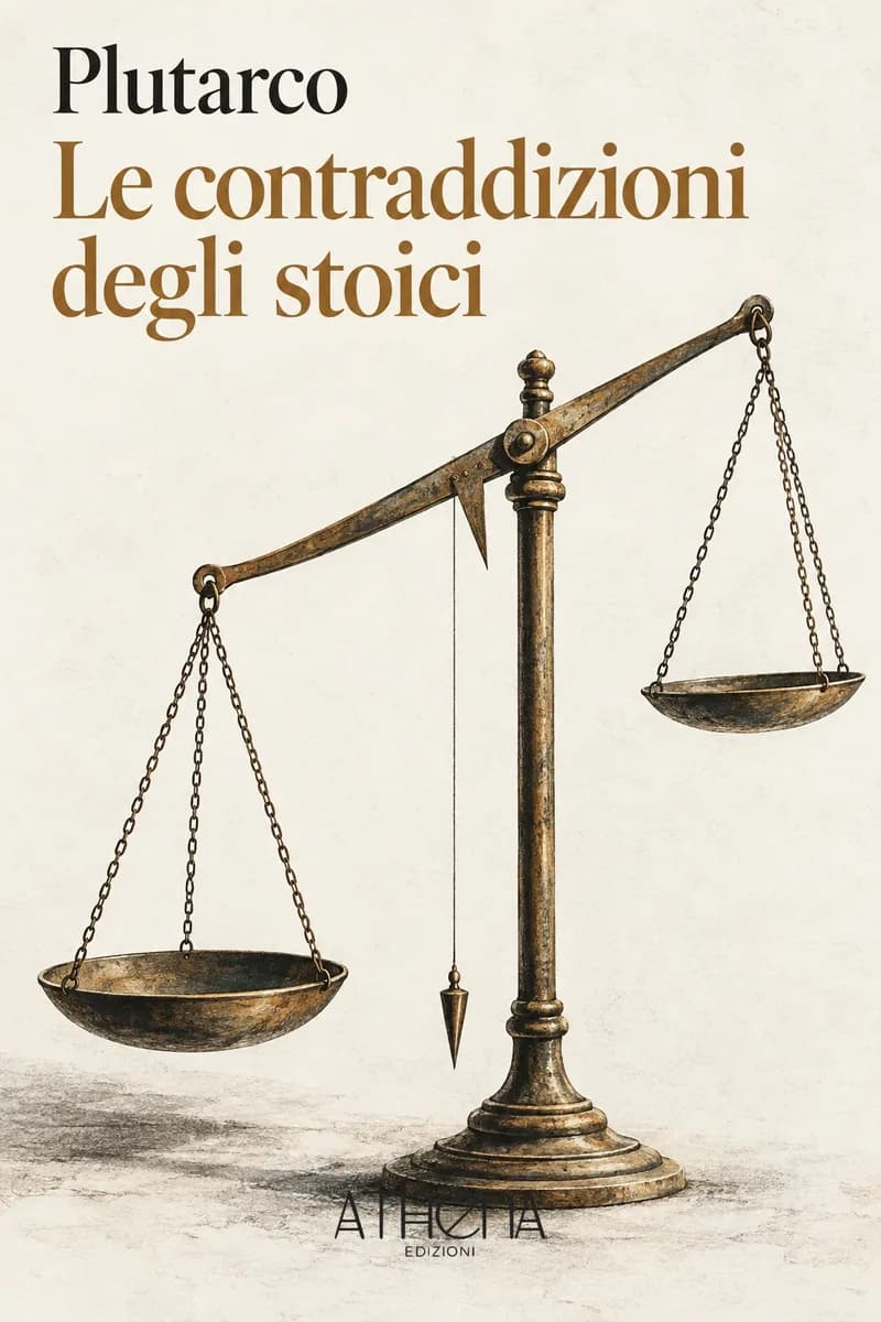 Le contraddizioni degli stoici di Plutarco – copertina Edizioni Athena