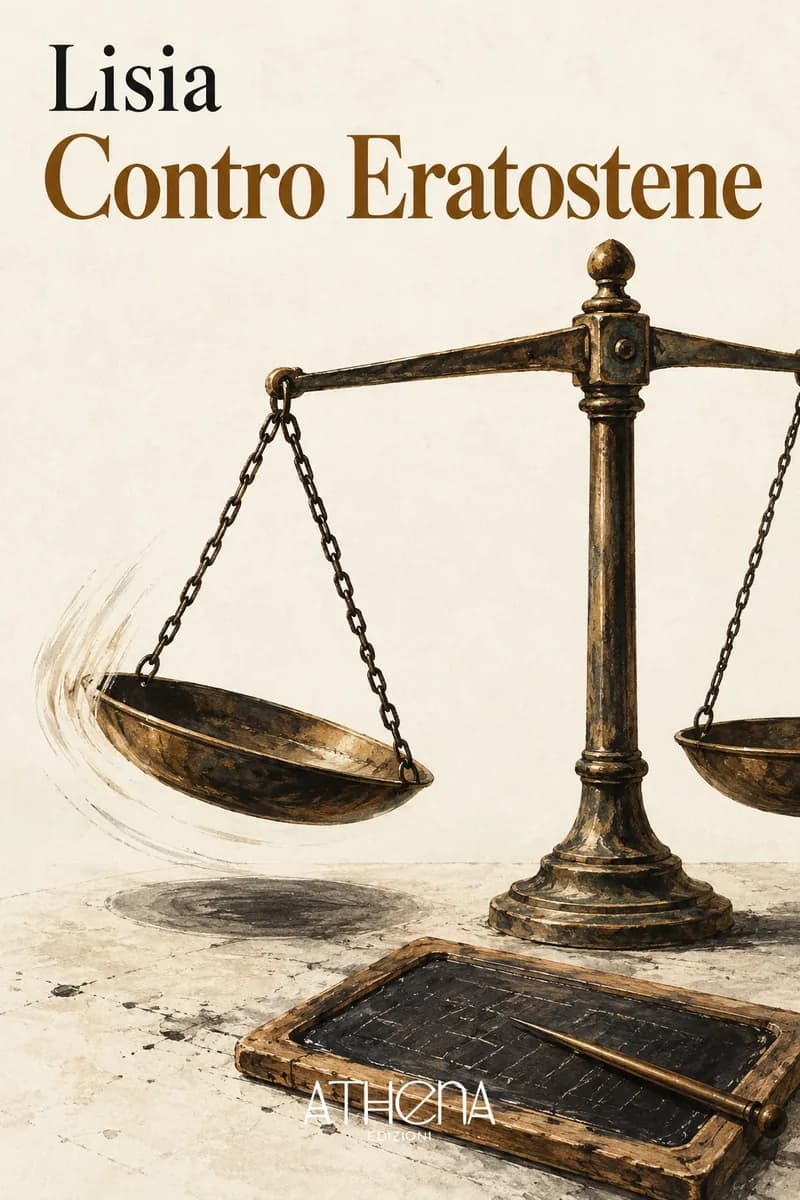 Contro Eratostene di Lisia – copertina Edizioni Athena