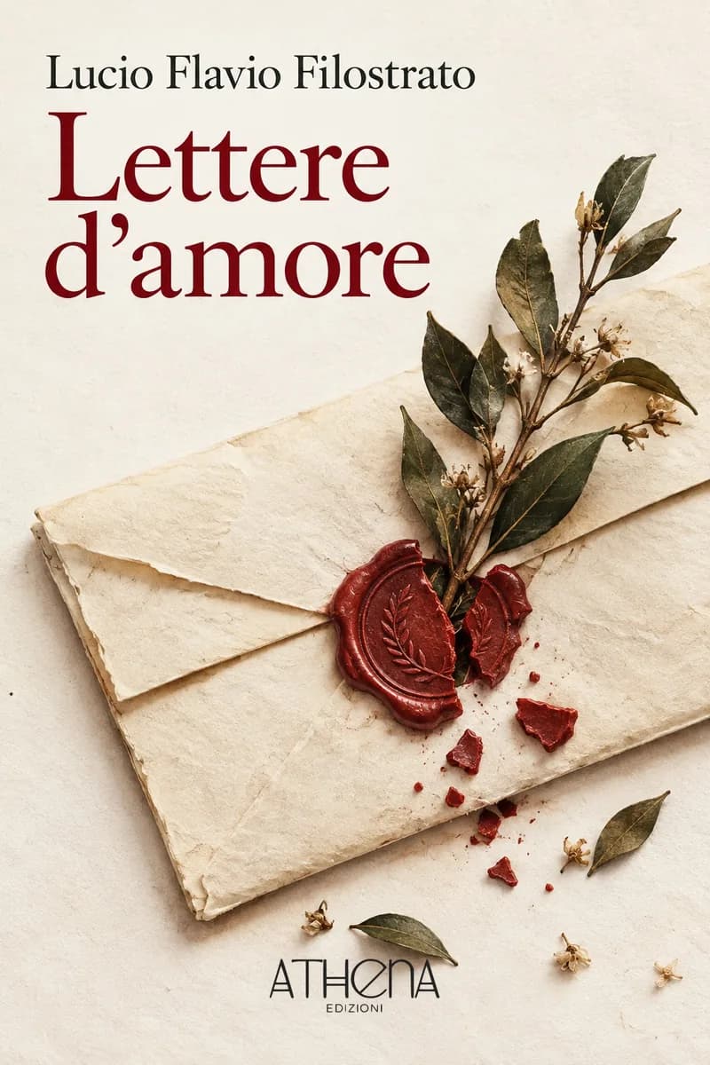 Lettere d'amore di Lucio Flavio Filostrato – copertina Edizioni Athena