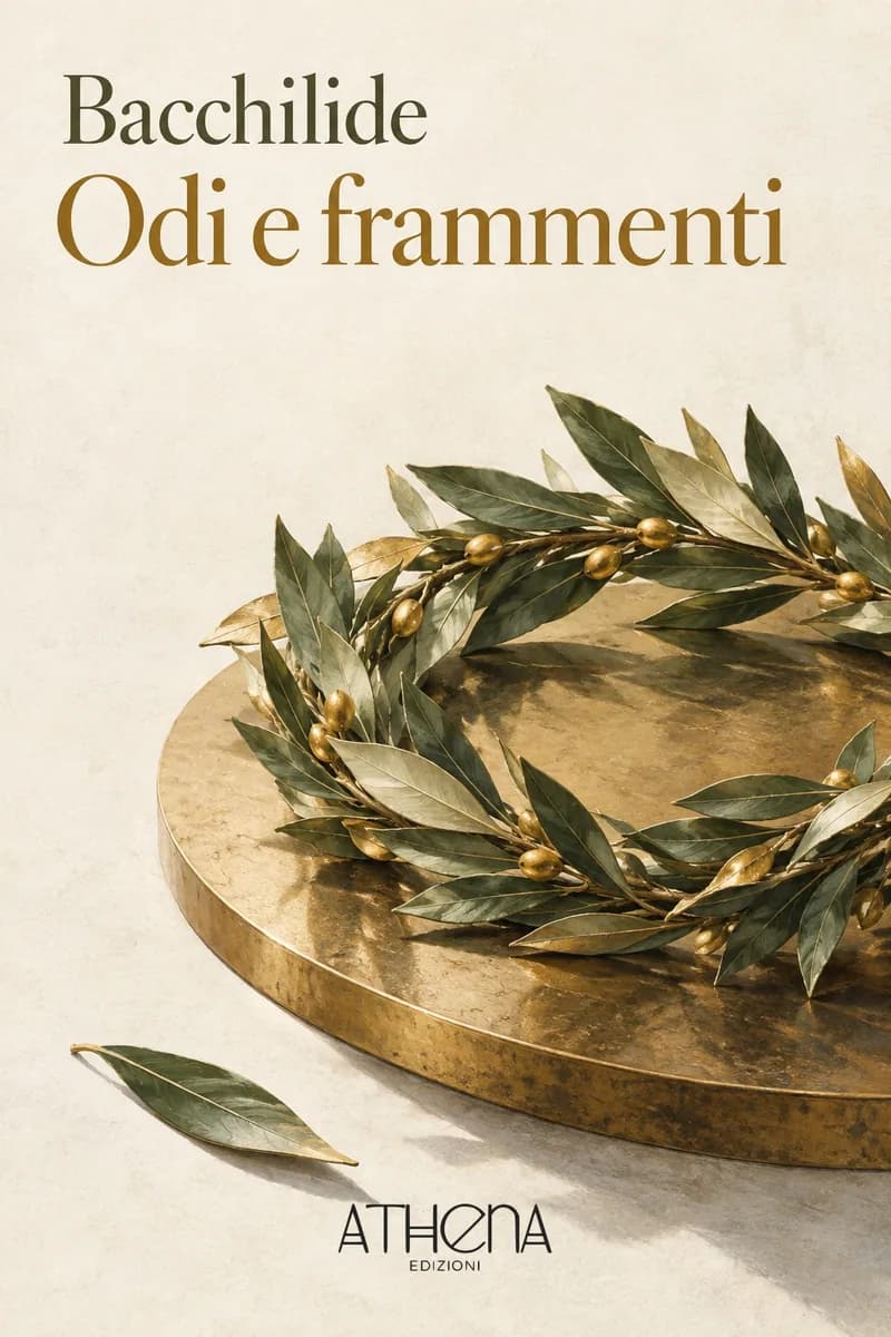 Odi e frammenti di Bacchilide – copertina Edizioni Athena