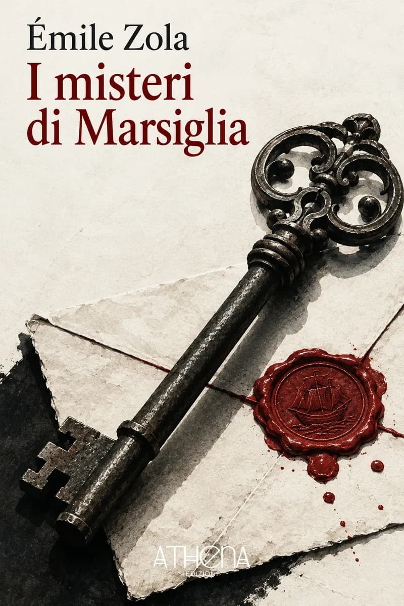 I misteri di Marsiglia di Émile Zola – copertina Edizioni Athena