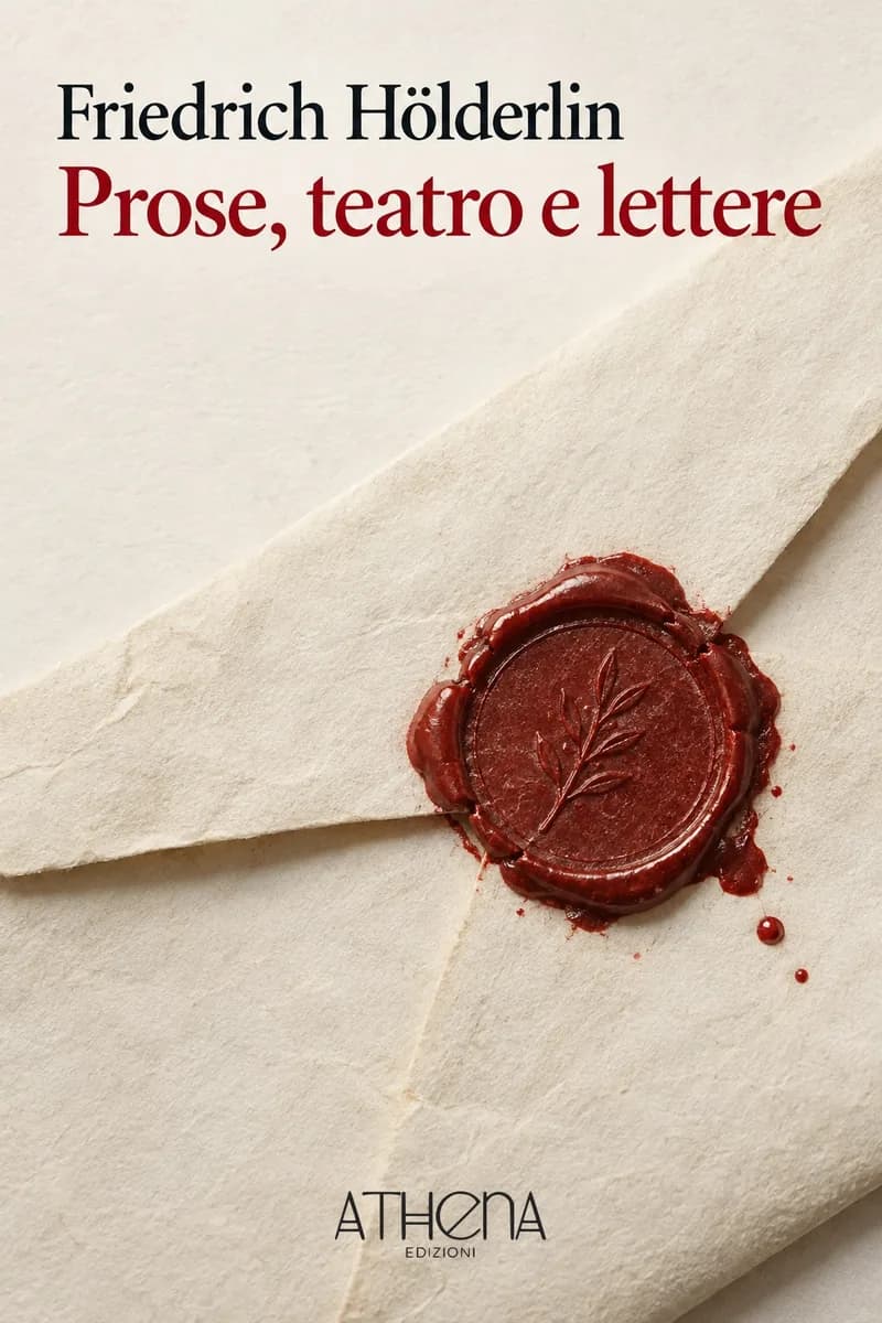 Prose, teatro e lettere di Friedrich Hölderlin – copertina Edizioni Athena