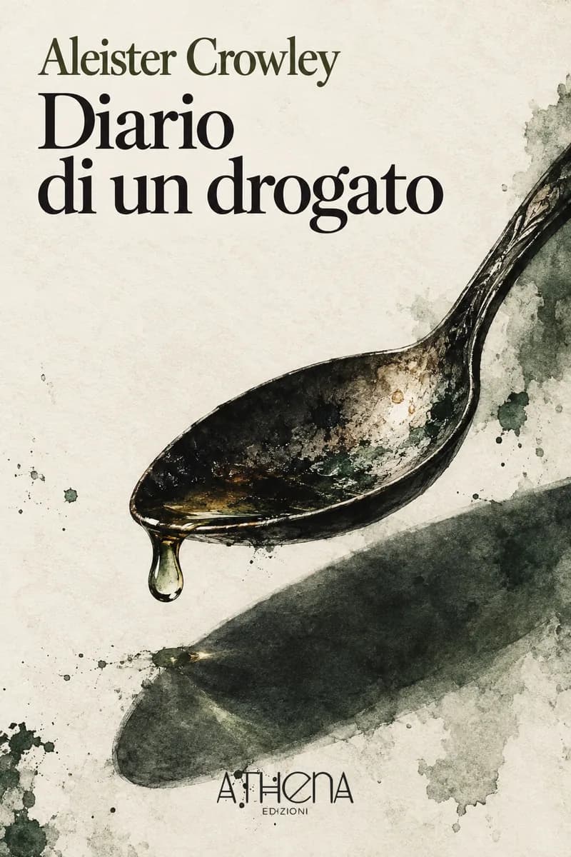 Diario di un drogato di Aleister Crowley – copertina Edizioni Athena
