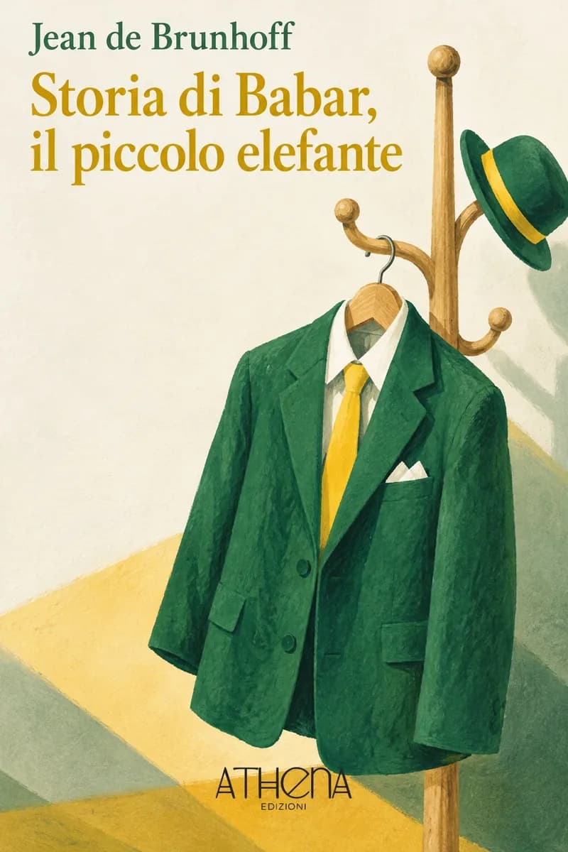 Storia di Babar, il piccolo elefante di Jean de Brunhoff – copertina Edizioni Athena