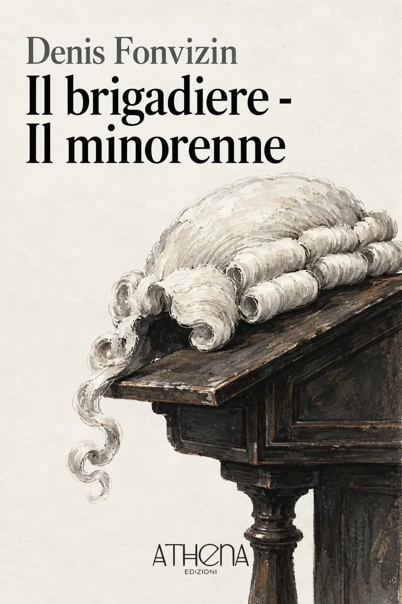 Il brigadiere - Il minorenne di Denis Fonvizin – copertina Edizioni Athena