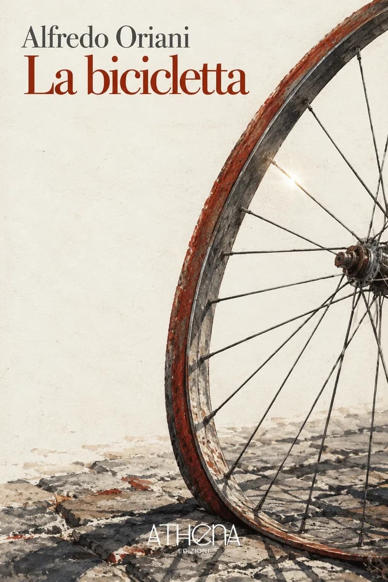 La bicicletta di Alfredo Oriani – copertina Edizioni Athena
