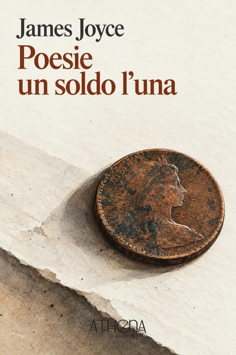 Poesie un soldo l'una di James Joyce – copertina Edizioni Athena