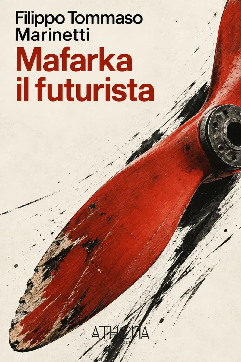 Mafarka il futurista di Filippo Tommaso Marinetti – copertina Edizioni Athena