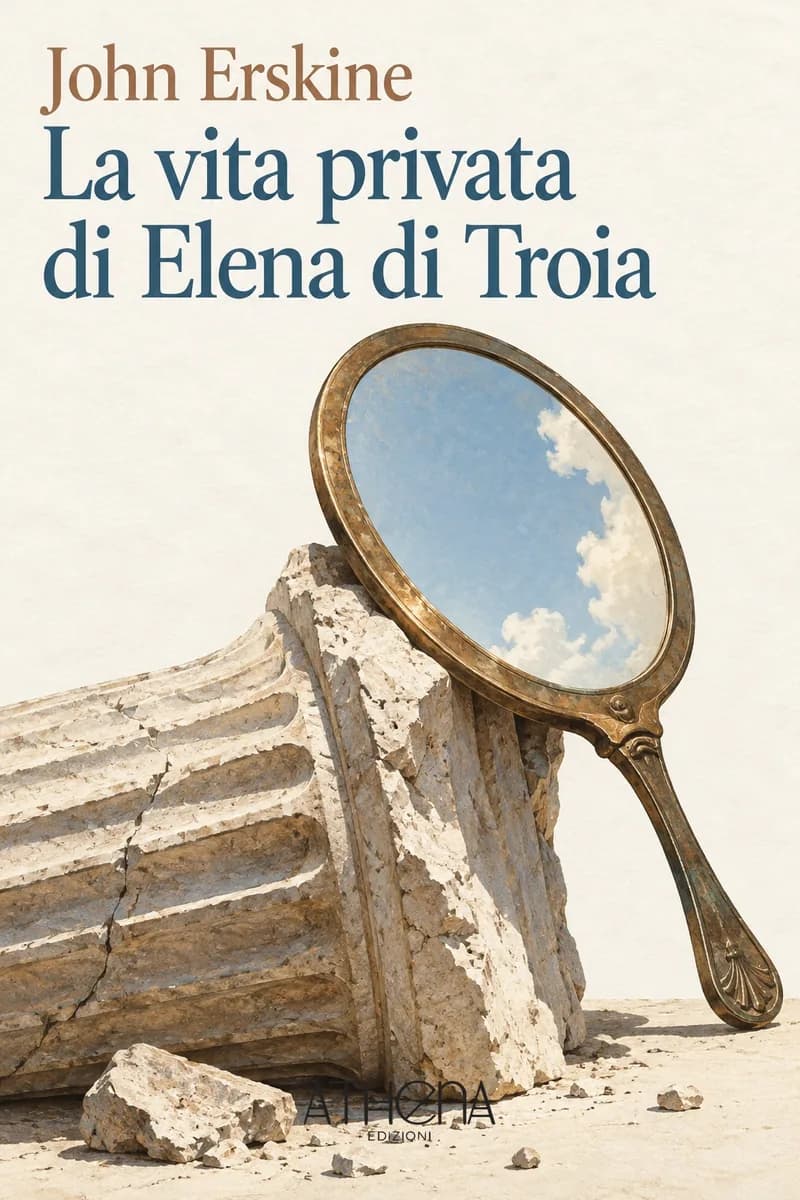 La vita privata di Elena di Troia di John Erskine – copertina Edizioni Athena