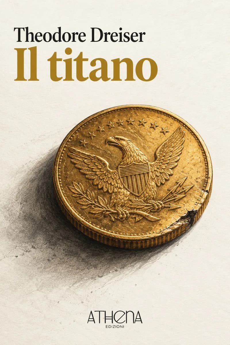 Il titano di Theodore Dreiser – copertina Edizioni Athena