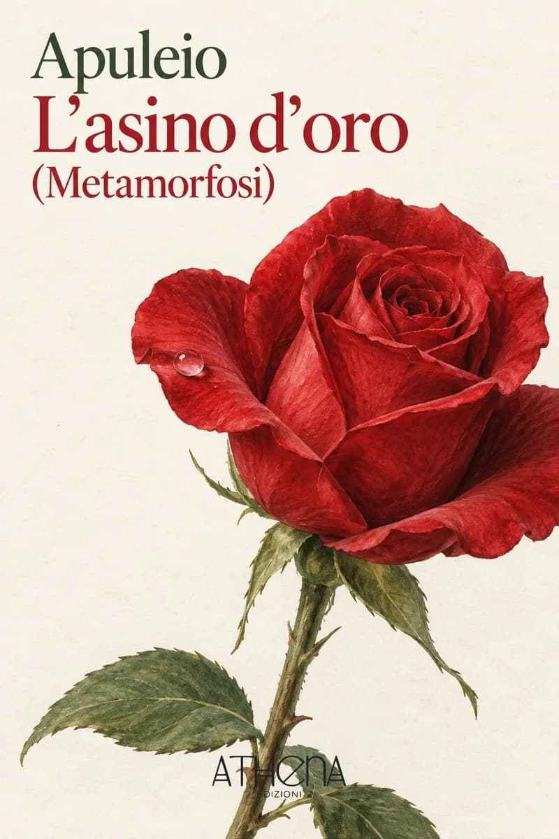 L'asino d'oro (Metamorfosi) di Apuleio – copertina Edizioni Athena