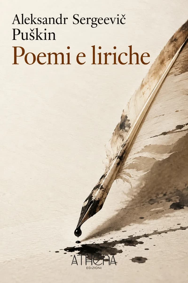 Poemi e liriche di Aleksandr Sergeevič Puškin – copertina Edizioni Athena