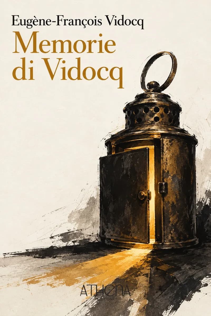 Memorie di Vidocq di Eugène-François Vidocq – copertina Edizioni Athena