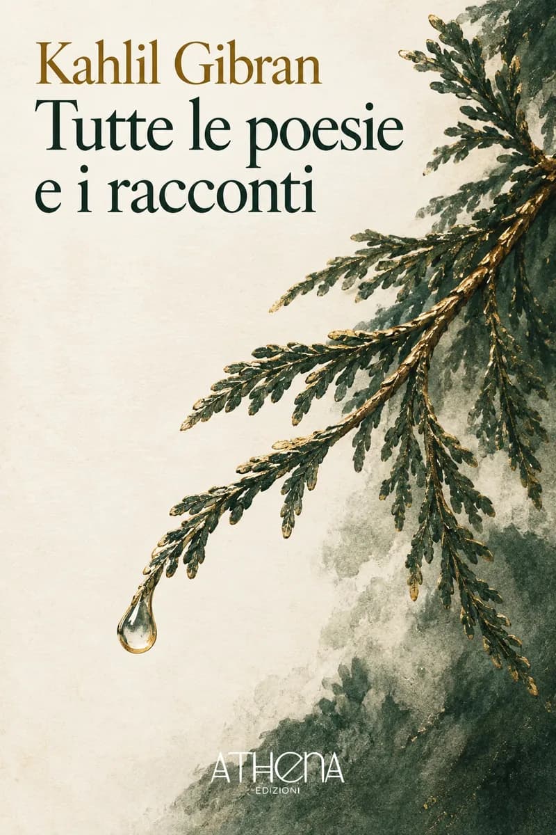 Tutte le poesie e i racconti di Kahlil Gibran – copertina Edizioni Athena