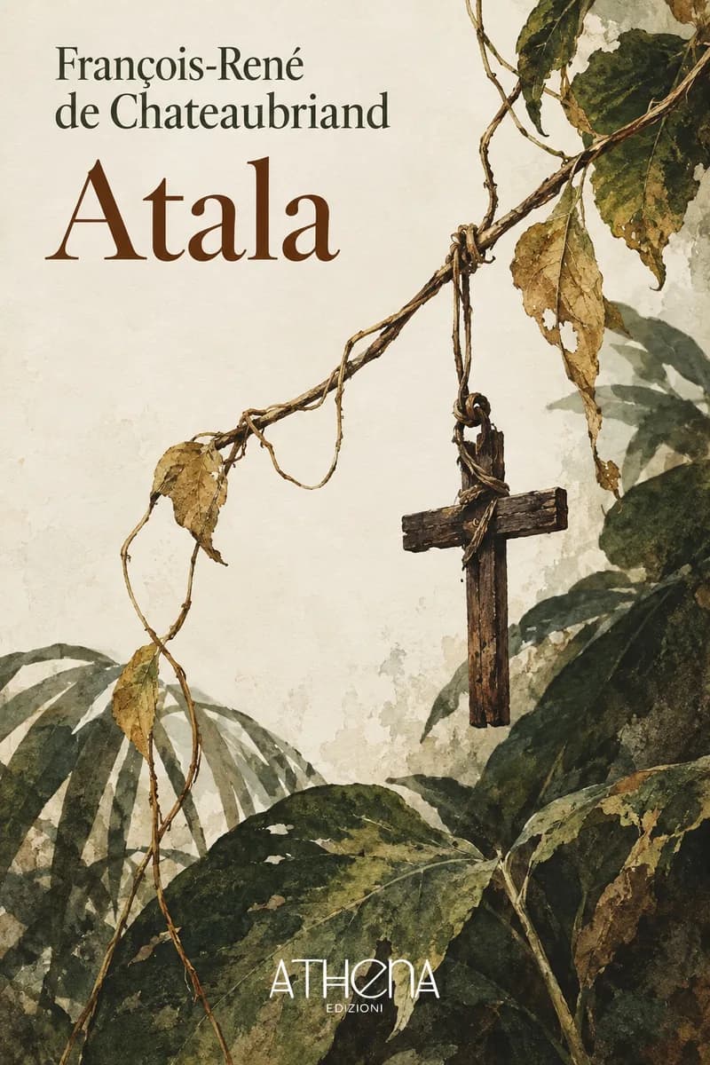 Atala di François-René de Chateaubriand – copertina Edizioni Athena
